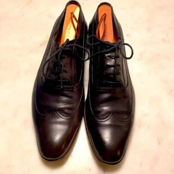 chinese dress ladies GUCCI Black Derby Mens Lace Up Dress Shoes 10 – Jewelsunderthesea